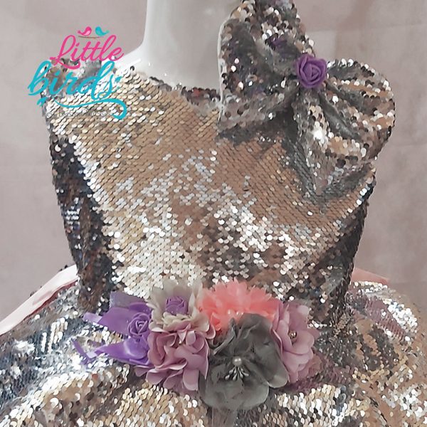 Pastel Whimsy Ruffle Fairytale Princess Gown - Image 2