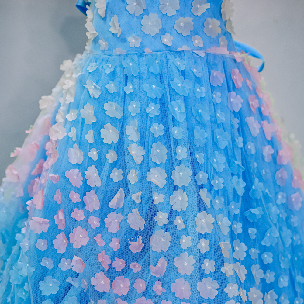 3d floral maxi dress | Little Birds Dress | US