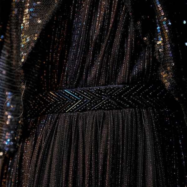 Midnight Elegant Maxi Dresses Black | Littlebrids | UK