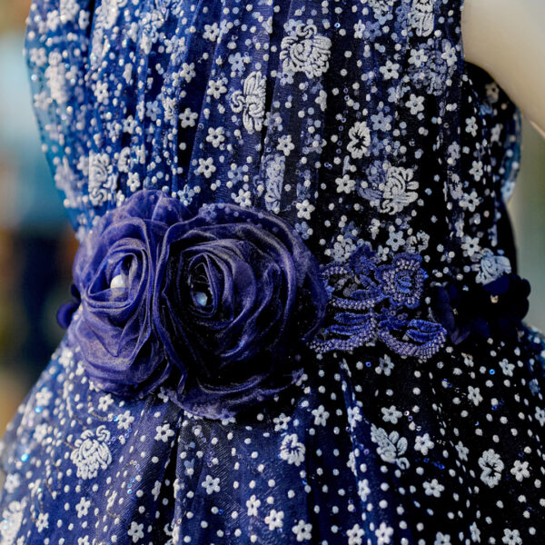 Floral Glitter Dress - Image 2