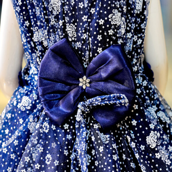 Floral Glitter Dress - Image 4
