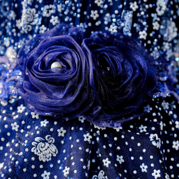 Floral Glitter Dress - Image 5