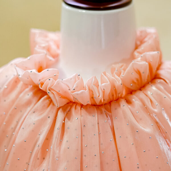 Blush Peach Turkish-Inspired Maxi Dress - Image 2